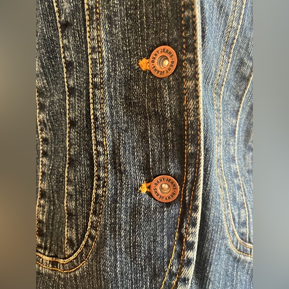 DKNY button up Jean Jacket - Picture 7 of 9